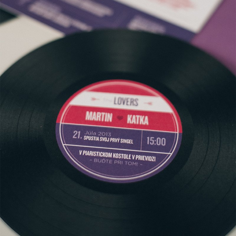 Svadobné oznámenia „LP“