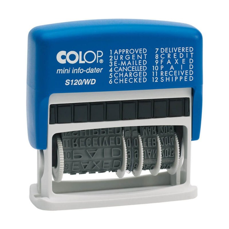 Pečiatka Colop Printer Mini-Info-Dater S 120/WD, 42 x 4 mm