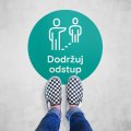 Samolepka podlahová interiérová